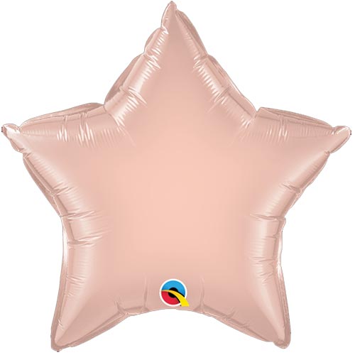 ROSE GOLD STAR gaisa balons 50 СМ