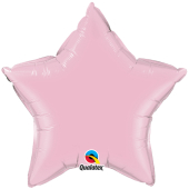 PEARL PALE PINK STAR gaisa balons 50 СМ