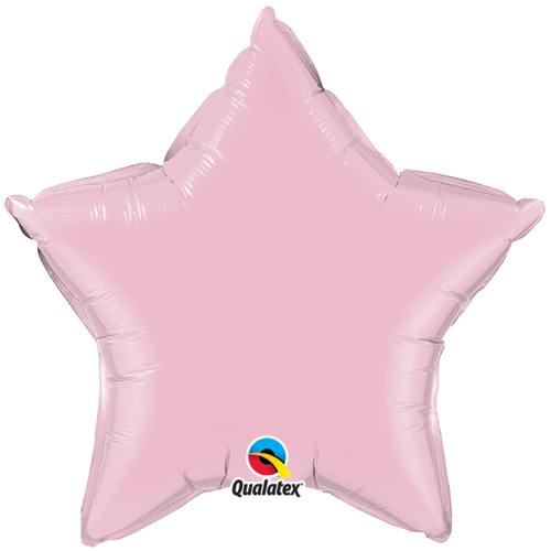 PEARL PALE PINK STAR gaisa balons 50 СМ