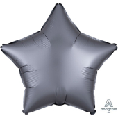 GRAPHITE SATIN STAR gaisa balons 45 СM