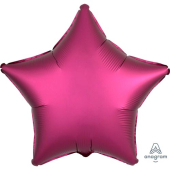 POMEGRANATE SATIN STAR FOIL gaisa balons 45 СM