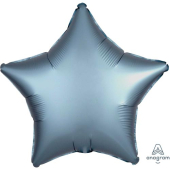 STEEL BLUE SATIN STAR gaisa balons 45 СM