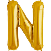 Zelta folija balons burts N 86  cm