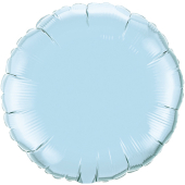 PEARL LIGHT BLUE ROUND gaisa balons 45 СM