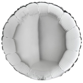 SILVER ROUND gaisa balons 45 СM