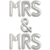 Sudraba folija balons MRS&MRS 86  cm