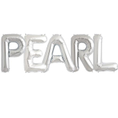 Sudraba folija balons PEARL 86  cm