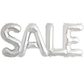 Sudraba folija balons SALE 86  cm