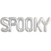 Sudraba folija balons SPOOKY 86  cm