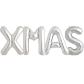 Sudraba folija balons XMAS 86  cm