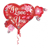 I Love You фольгированный шар 69 cm
