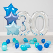 30 gadu jubilejas Zilā-sudraba mini paka