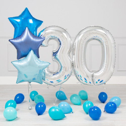 30 gadu jubilejas Zilā-sudraba mini paka