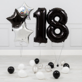 18 gadu jubilejas Melnā sudraba mini paka