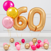 60 gadu jubilejas Rozā un zelts mini paka