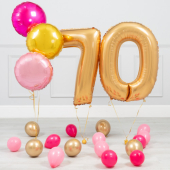70 gadu jubilejas Rozā un zelts mini paka