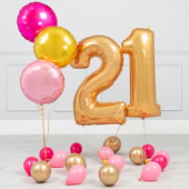 21 gadu jubilejas Rozā un zelts mini paka