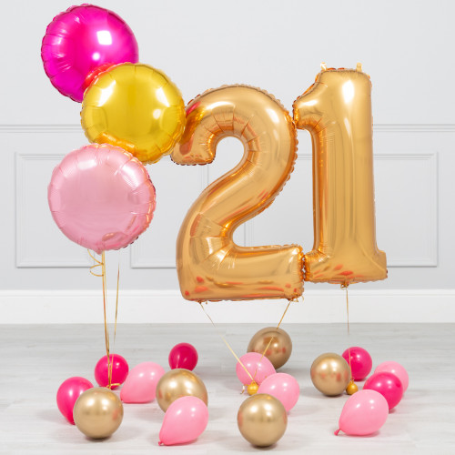 21 gadu jubilejas Rozā un zelts mini paka