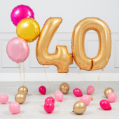 40 gadu jubilejas Rozā un zelts mini paka