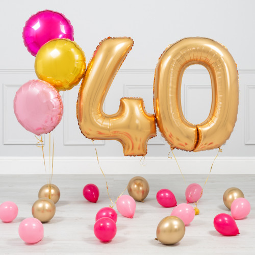 40 gadu jubilejas Rozā un zelts mini paka