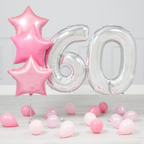 60 gadu jubilejas Rozā-sudraba mini paka