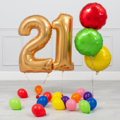 21 gadu jubilejas Zelta un varavīksnes mini paka