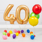 40 gadu jubilejas Zelta un varavīksnes mini paka