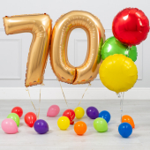 70 gadu jubilejas Zelta un varavīksnes mini paka
