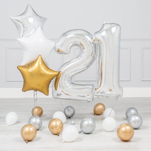 21 gadu jubilejas Zelta sudraba mini paka