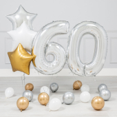 60-летний юбилей Золотой серебряный мини-пакет