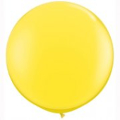 LATEKSA BALONS BEZ APDRUKAS Ø 90 cm STANDARD YELLOW
