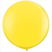 LATEKSA BALONS BEZ APDRUKAS Ø 90 cm STANDARD YELLOW