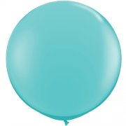 LATEKSA BALONS BEZ APDRUKAS Ø 90 cm FASHION CARIBBEAN BLUE