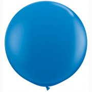 LATEKSA BALONS BEZ APDRUKAS Ø 90 cm STANDARD DARK BLUE