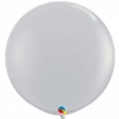 LATEKSA BALONS BEZ APDRUKAS Ø 90 cm FASHION GREY PLAIN