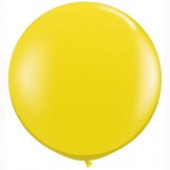 LATEKSA BALONS BEZ APDRUKAS Ø 90 cm JEWEL CITRINE YELLOW