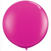 LATEKSA BALONS BEZ APDRUKAS Ø 90 cm JEWEL MAGENTA
