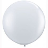 LATEKSA BALONS BEZ APDRUKAS Ø 90 cm JEWEL DIAMOND CLEAR