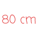 Plaukšķene 80 cm