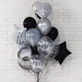  Komplekts "Silver -black"