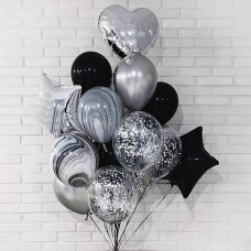  Komplekts "Silver -black"