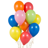 Iepakojums ar 14 ballīšu baloniem Rainbow Bright Party
