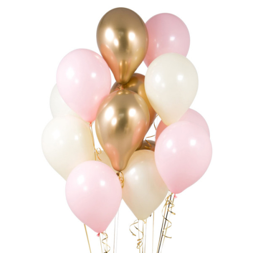 ПАКЕТ ИЗ 14 ПАРТИЙНЫХ ШАРОВ Baby Pink Party