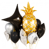 "Glitz and Glam Pineapple Crazy ФОЛЬГА ВОЗДУШНЫЙ ШАР"