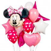 "Minnie Mouse Crazy" КОМПОЗИЦИЯ ИЗ ВОЗДУШНЫХ ШАРОВ