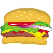 Hamburger folijas balons
