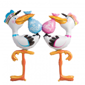 " Gender Reveal Stork FOLIJA BALONS "