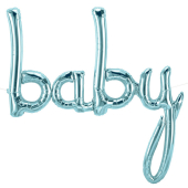 Air Filled Pastel Blue Baby folijas balons