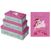 X-27891-BXC - 3PC X-LONG OBLONG UNICORN 4S