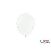 Spēcīgi baloni 12 cm, pasteļbalti (1 gab. / 100 gab.)